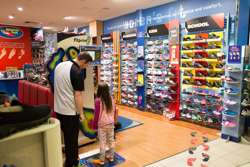athlete's foot shoe store